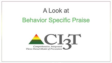 Behavior Specific Praise
