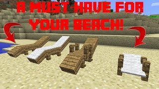 Minecraft – How To Make a Beach Chair In this tutorial, I