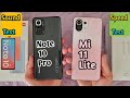 Mi 11 Lite vs Redmi note 10 pro speed & sound Test