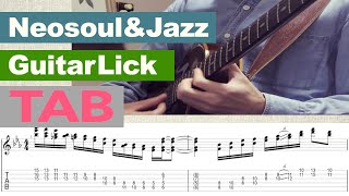 Jazz&Neosoul Guitar Double stop TAB