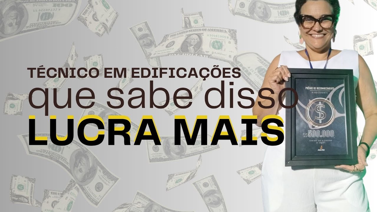 Técnico em Edificações que sabe disso, lucra mais 💰 - YouTube
