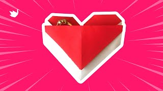 Apprenez à faire une pochette cœur en origami pour la Saint Valentin!