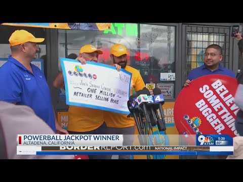 1 person hits $2B Powerball jackpot, lottery officials announce