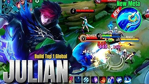 NEW META! JULIAN CAN ONE-SHOT ANYONE NOW 💀 - BUILD TOP 1 GLOBAL JULIAN - MLBB