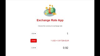 Complete Exchange Rate in Vanilla JS