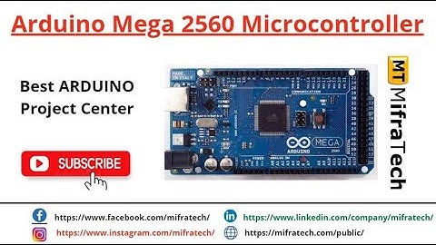 Arduino Mega 2560 Microcontroller - Mifratech#trafficlightcontrol #arduino #bestprojectcenter
