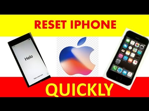 How to Reset iphone quickly