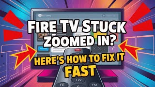 Fire TV Stuck Zoomed In Here's How to Fix It FAST (Orange Border Fix)