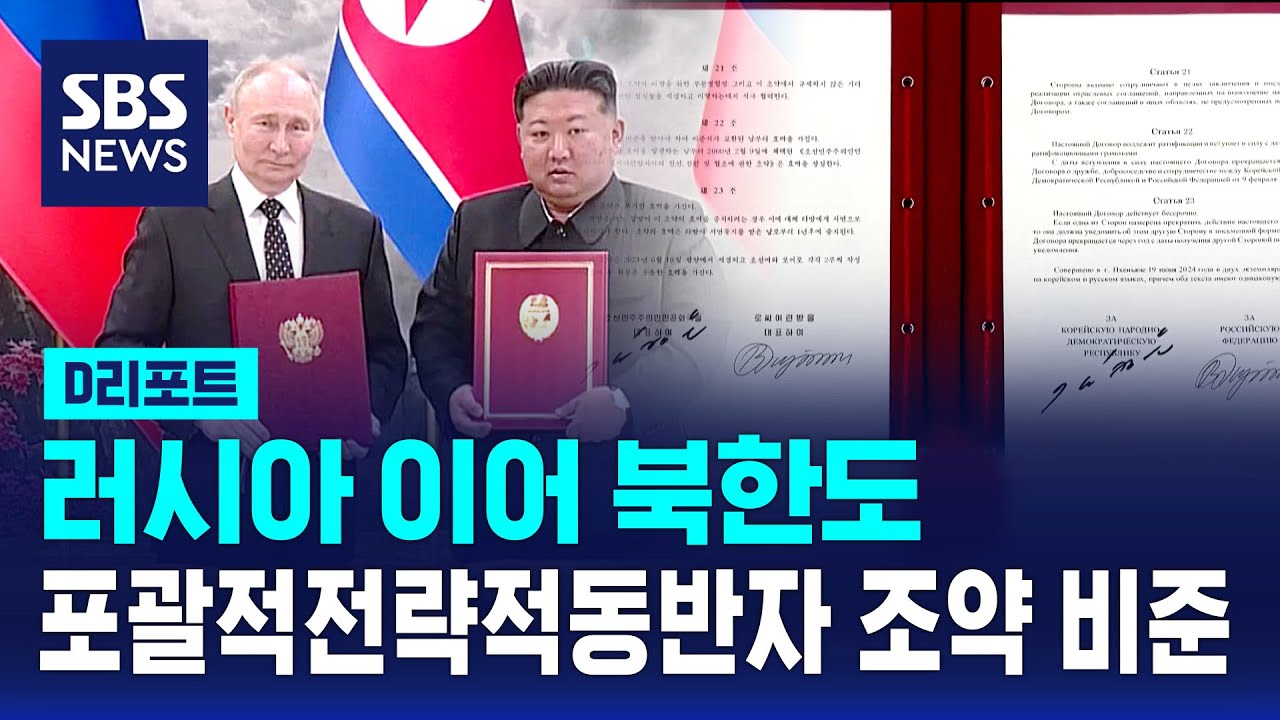러시아 이어 북한도 포괄적전략적동반자 조약 비준 / SBS / 