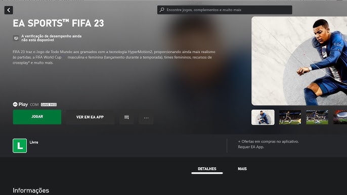 JonyMzs  Cloud Gaming ☁️ on X: FIFA 23, DATA CONFIRMADA no GAME PASS, MAS  e o XCLOUD??   / X