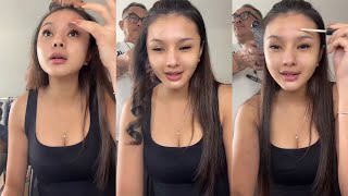 Live Rayna Grwm Artis Cantik Ini Blunder,Gak Sadar Celengannya Keselip Patah