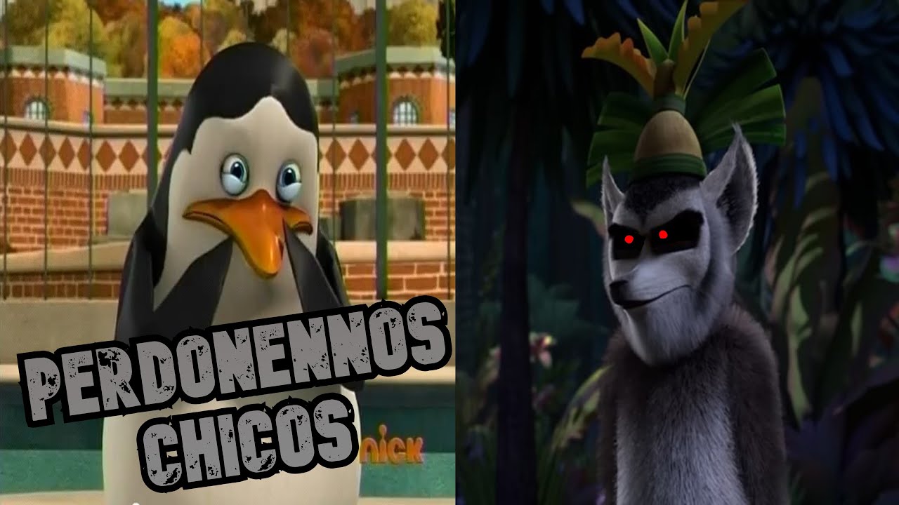Creepypasta los pingüinos de Madagascar: La venganza del rey julien y mort (1/2)