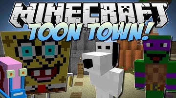Minecraft Mod Showcase:Toon Town Mod