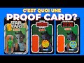 Star wars kenner cest quoi une proof cards 