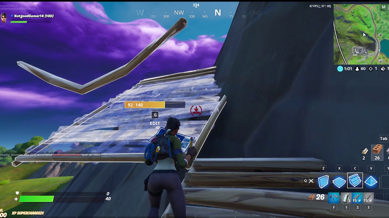 The swimming trial east of Hydro 16 - Fortnite