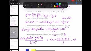 Unit 2 Big 10 Questions - AP calculus