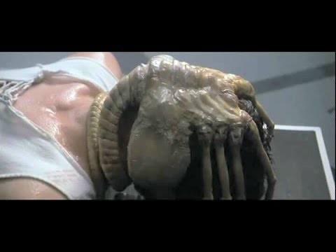 Alien (Film Hd, 1979) - First Encounter With The Creature - 'Alien Kiss' -  Youtube