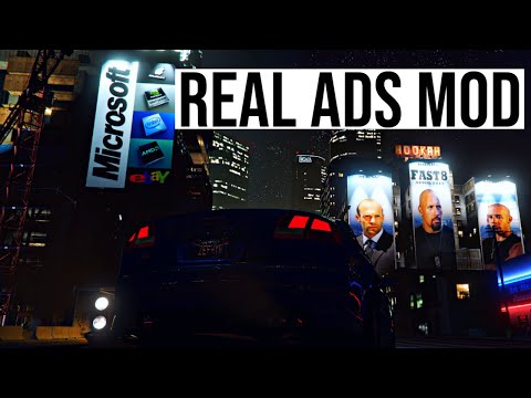 REAL ADS MOD TUTORIAL GTA 5 2020 | How to install real ads through out Los Santos in GTA 5 | PC MOD