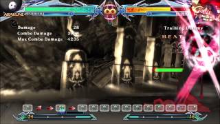 BBCP Arakune 4k damage OD meterless combo