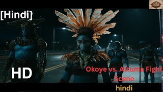 Okoye vs. Attuma Fight Scene in Hindi Black Panther 2: Wakanda Forever