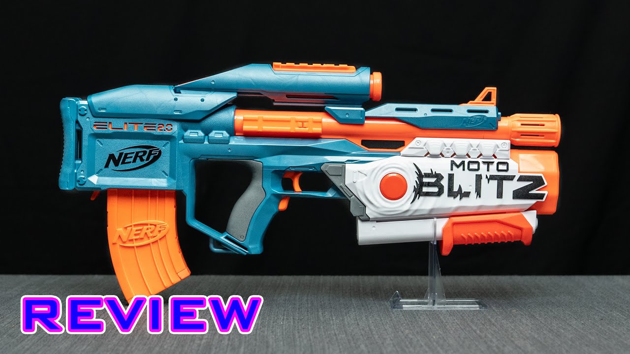 Nerf Elite 2.0 Motoblitz - 22 fléchettes incluses - Viseur intégré- a  partir de 8 ans - Zoma