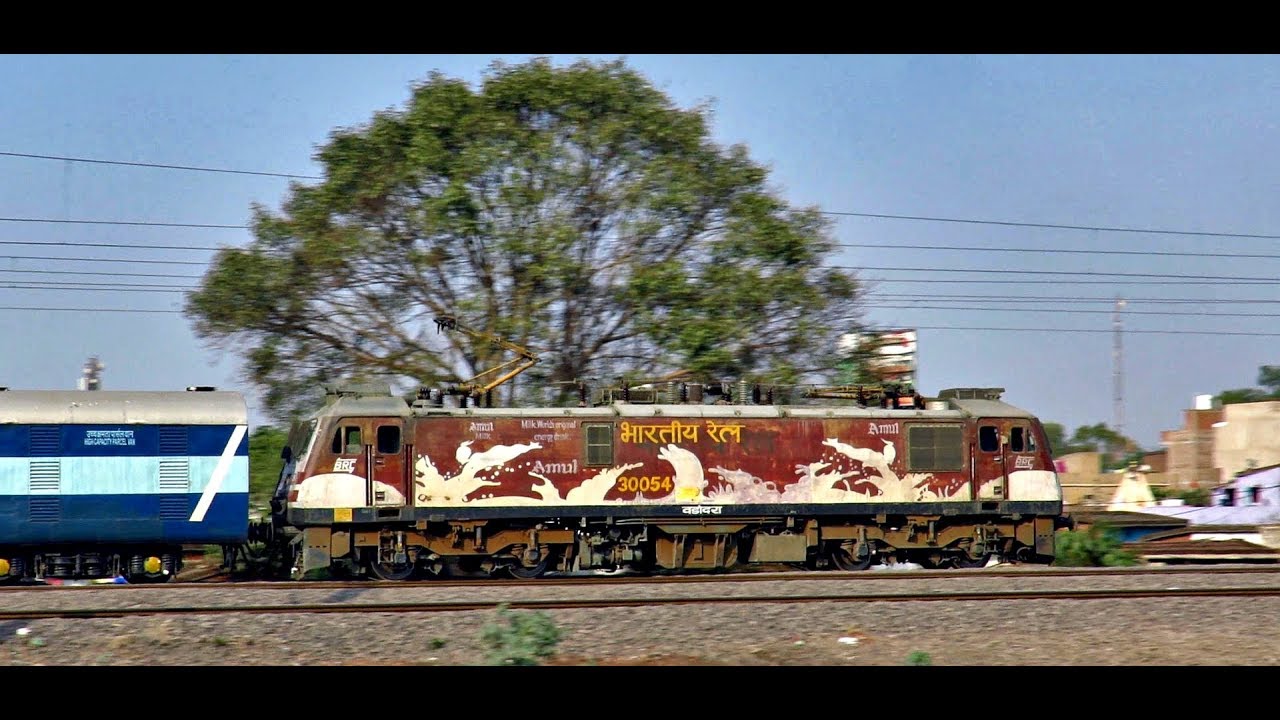 Short Railfanning Session for AMUL WAP5 in SECR : Indian Railways
