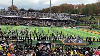 App State Marching Band 20211030 clip 4/4