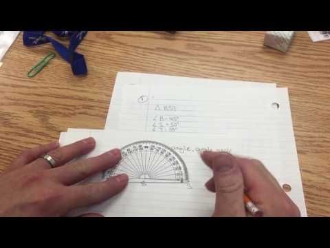 Making Triangles with 3 Angles