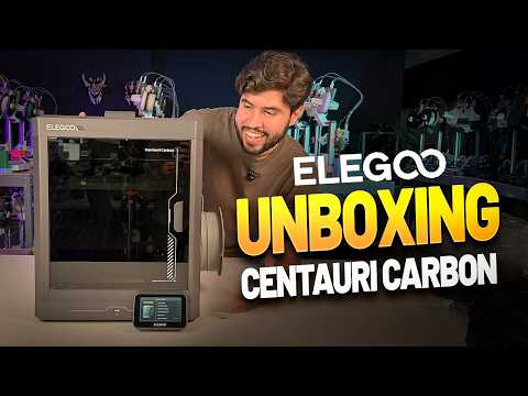 Elegoo Centauri Carbon | FULL UNBOXING | Finally, a cheap 3D printer! 🔥