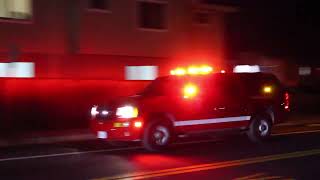 South San Francisco Fire Dept. Battalion 17 Responding