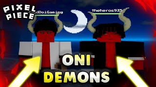 I BECAME THE RAREST ONI RACE IN THE NEW ANIME PIXEL PIECE GAME* All Working Codes* Fast Levels