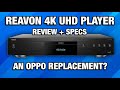 Examen et spcifications du lecteur bluray reavon universal 4k ultra le nouveau oppo 