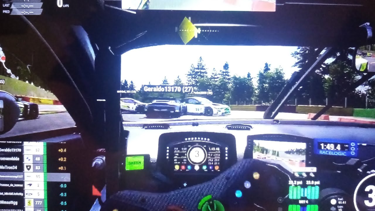 The hevans opened,ACC online racing,no commentary 