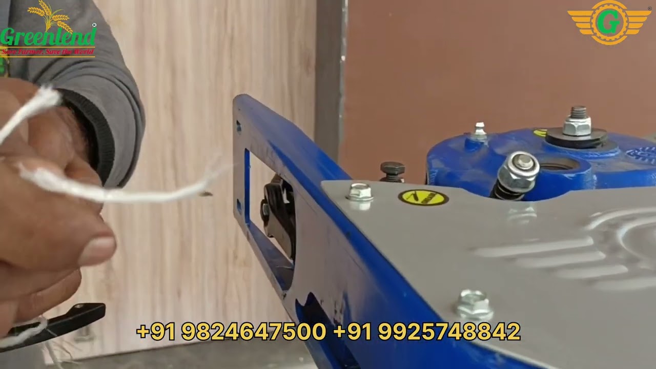 ग्रीनलैंड फोर व्हील रीपर बाइंडर में धागे से होने वाली समस्या का हल