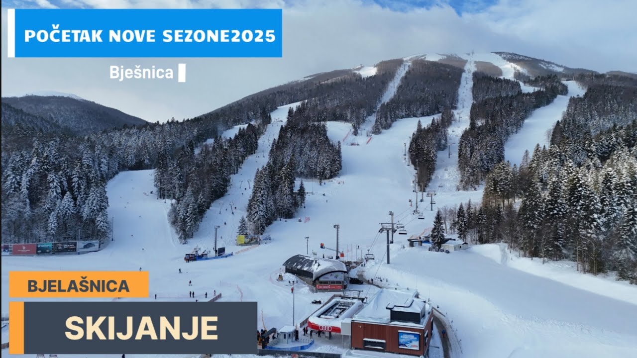 Prvo skijanje na Bjelašnici otvaranje nove sezone 2025 godine