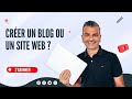 Crer un blog ou un site web