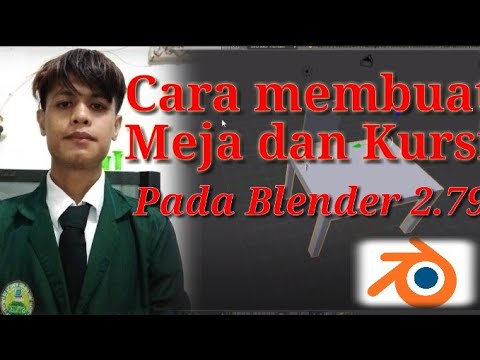 Tutorial Membuat Meja dan Kursi dengan Aplikasi Blender - YouTube