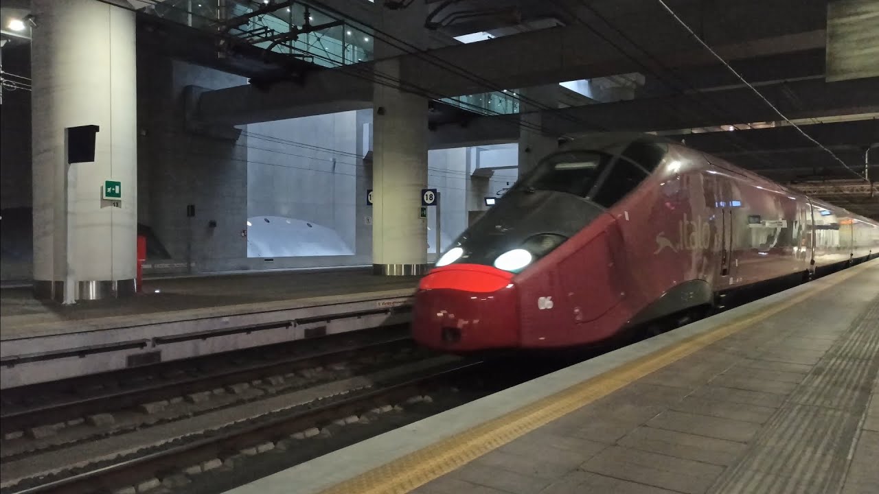 Italo in partenza da Bologna Centrale [4K] YouTube