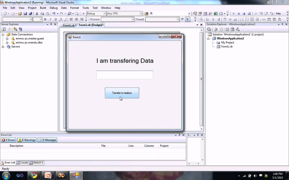 How to Use Variables in VB Net (www.mendublog.blogspot.com) - YouTube