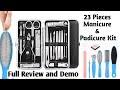 Manicure pedicure set review || How to use manicure kit