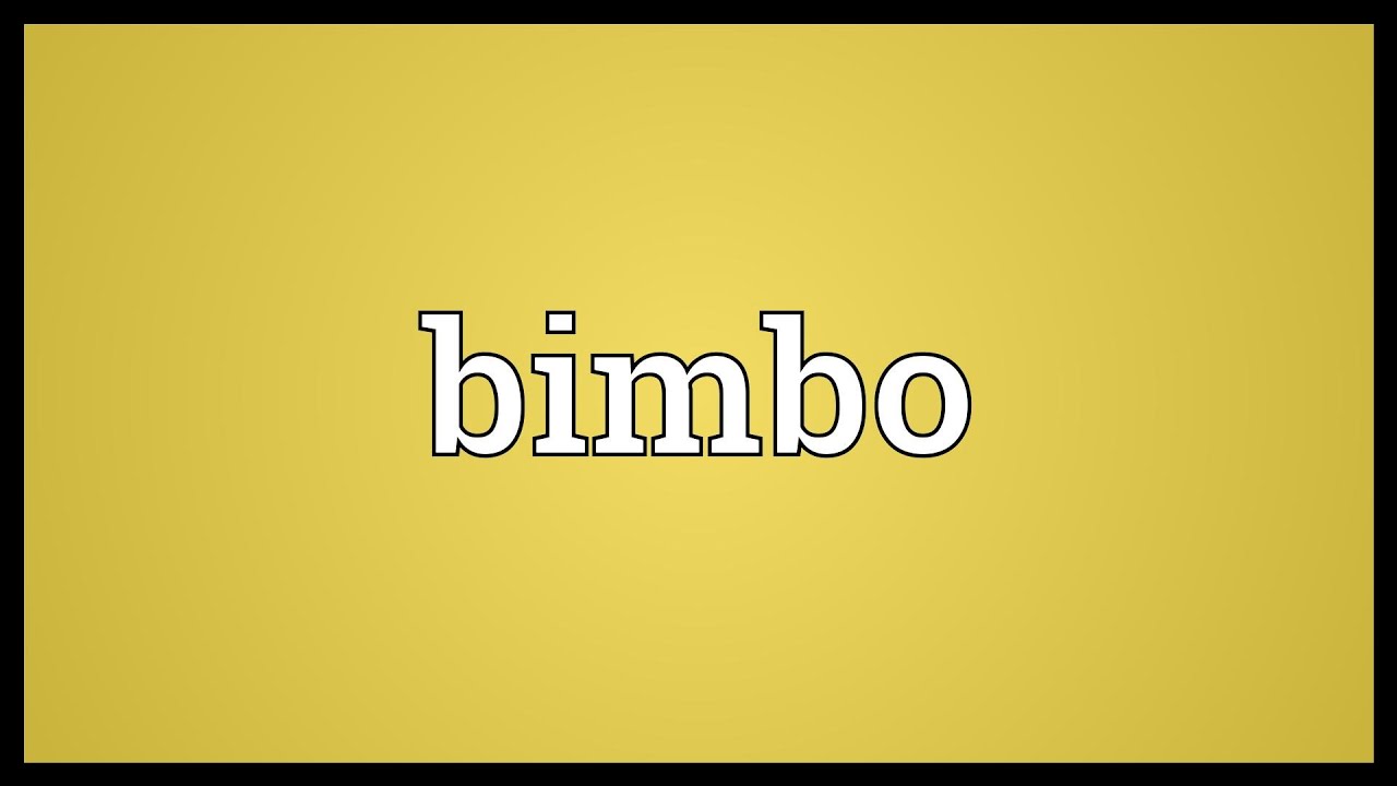 What Is A Synonym For Bimbo?