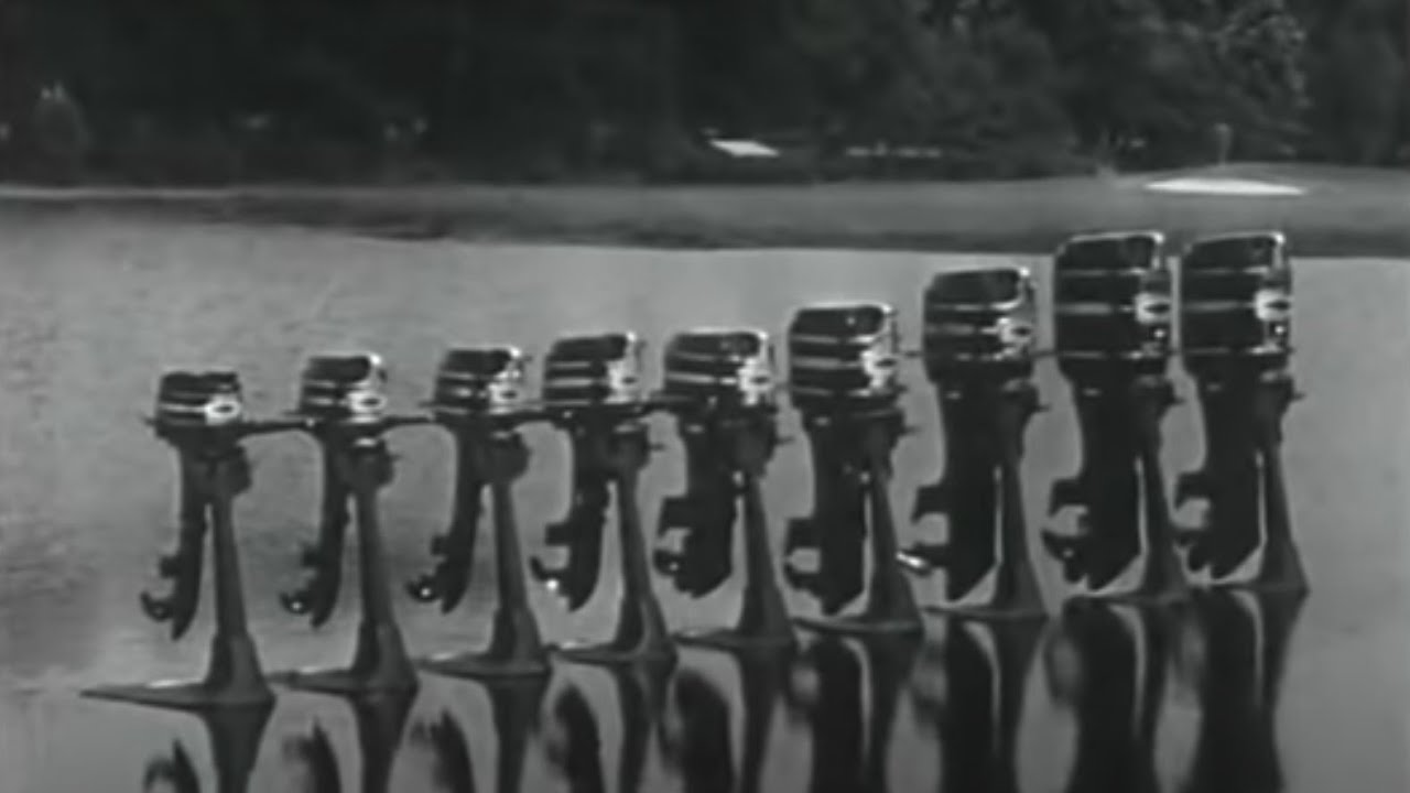 Publicité Imprimée 1954 – Mercury Mark 20 – Moteur Hors-Bord Pêche – Vintage US