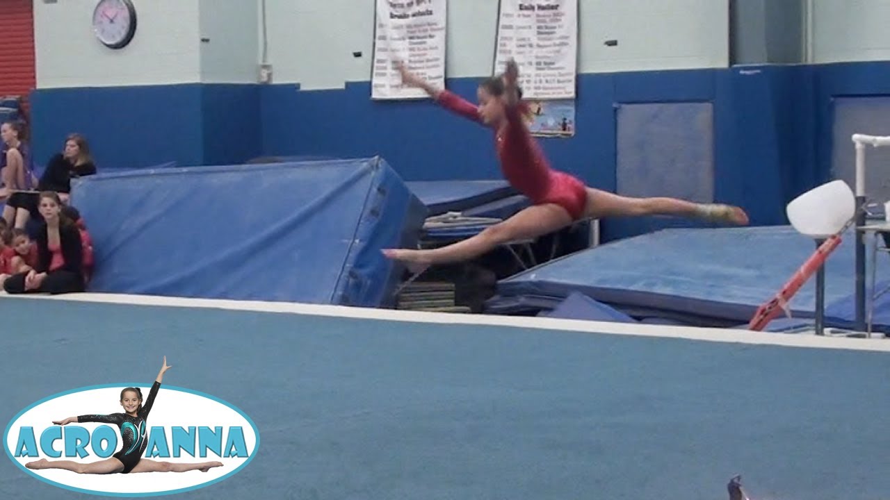 Annie the Gymnast USAG New Level 5 Gymnastics Meet 2 Acroanna YouTube