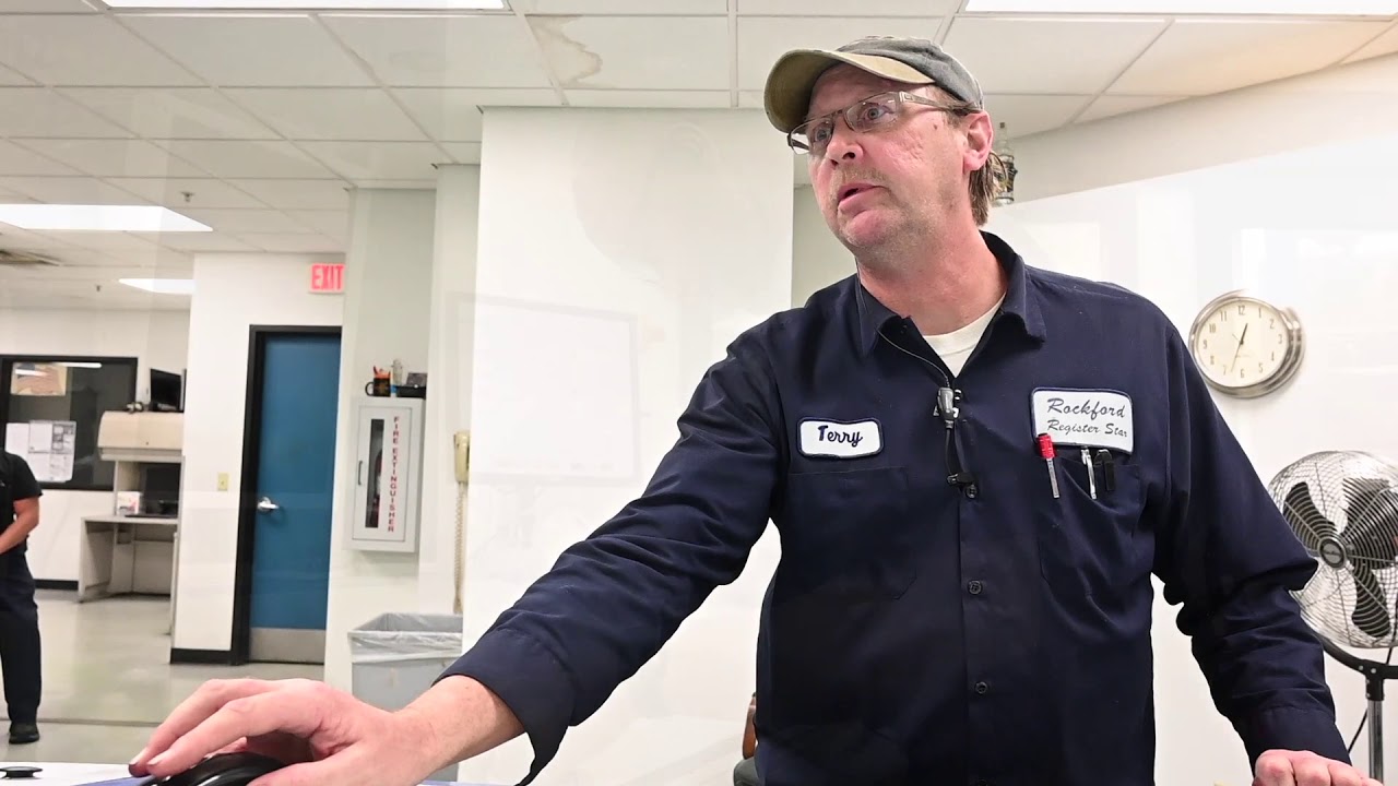 Final press run of the Register Star in Rockford