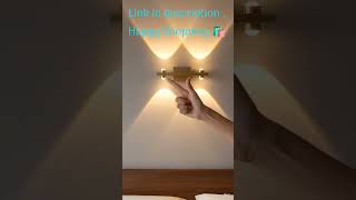 Aluminium Led Luxurious Indoor Up/Down Wall Light (2Up 2 Down Gold)