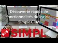 Dmonstration ultra rapide de simple crm 1min20