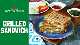 Grilled Sandwich - Indian Street Style Sandwich
