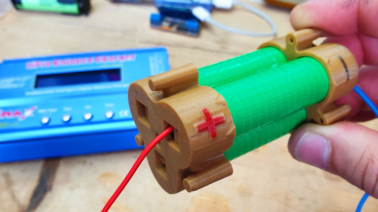 3D Printed DIY Ideas Battery Life Hacks - YouTube