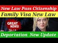 New italy govt new law pass + citizenship + family visa new law + deportation new update|italy news