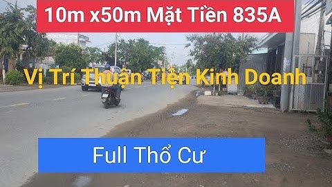 500m2 Thổ Cư. Mặt Tiền 835A Cần Giuộc Long An